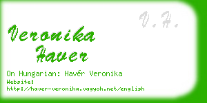 veronika haver business card